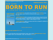 Tablet Screenshot of borntorun.org